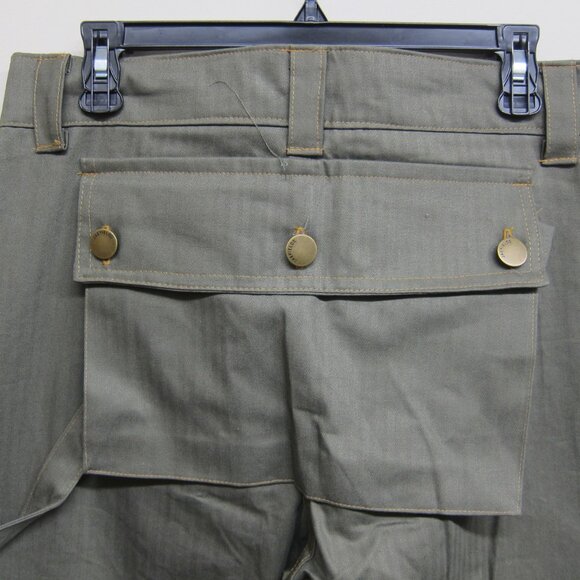 Jaefields Cargo Monkey Pants Military Green  (16" Across Waist/31-32" Inseam ) - Picture 4 of 9